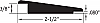 Johnsonite CTA-XX-Z Transition Strips for 3/8" to .080" Flooring